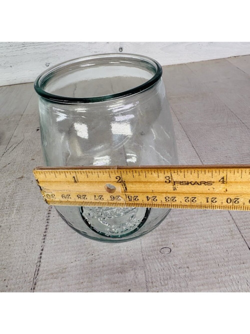 San Miguel Authentic 100% Recycled Glass Stemless 24oz Wine Water Glasses Set 4 - Picture 10 of 16